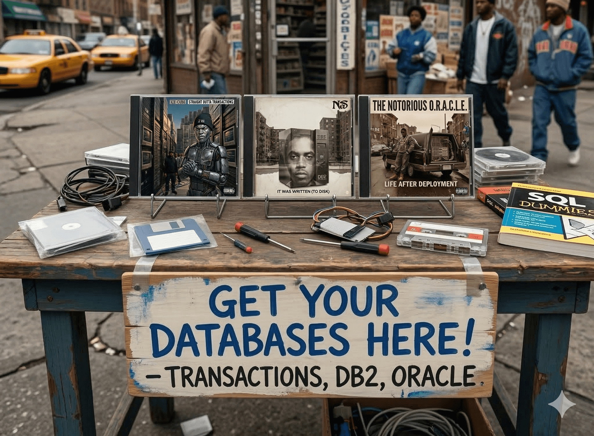 If databases were rappers (thoughts from a Generative AI) cover image